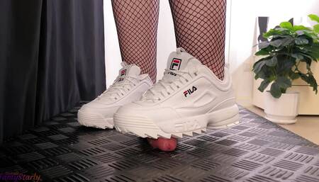 Personal Trainer Cock Trample in FILA Shoes - Shoejob, Ballbusting, CBT, Stomp, Trampling, Crush