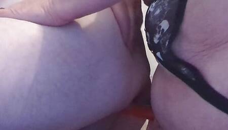 Femdom BBW Fucking Bi Husbands Ass With Strapon