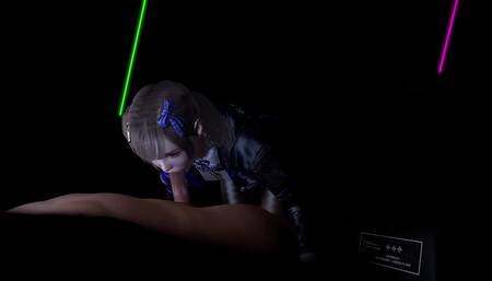 3D sexy petite college slut with sexy feet teasing the big cock to fuck her pussy