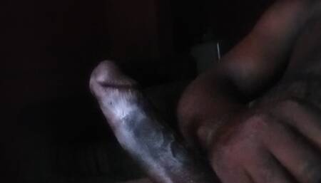 An oiled black man cock as a masturbation for women