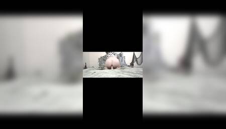 Busty HuCow Slut Takes HUGE Dildo In Her Tight Pussy
