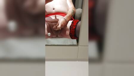 Cum in stockings