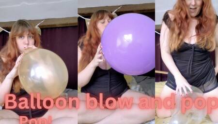 Fun with Balloon girl - BALLOON B2P - Lexie Red