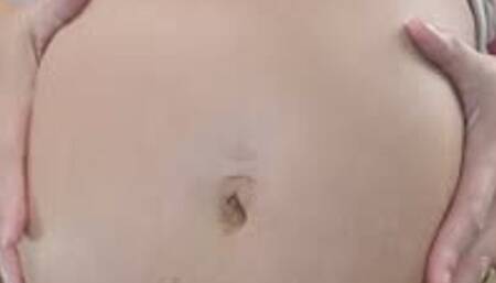 Stroke your cock for my HUGE pregnant belly