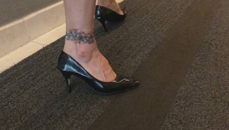 Zanotti Black Pointed-Toe pumps