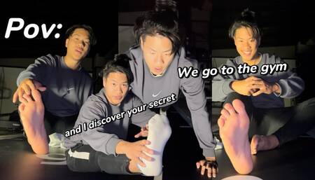 POV: We go to the GYM and I discover your secret