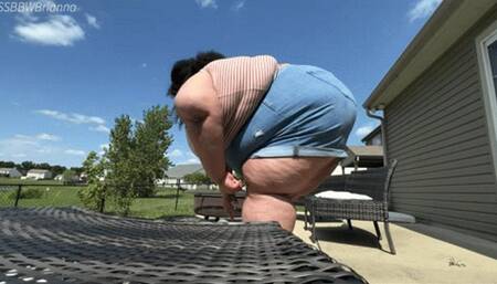 Voyeur: Backyard Cleanup, Burping, and Sunbathing