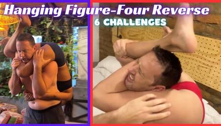 6 Acrobatic Figure Four Reverse Headscissor Challenges - Compilation