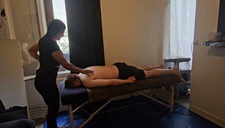 The massage ends badly