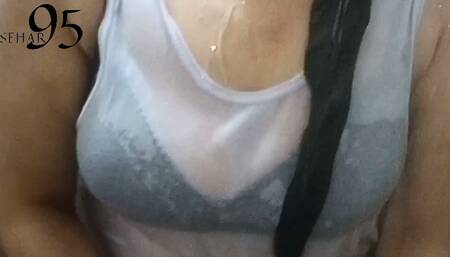 bathing movement with husbamd sehar95