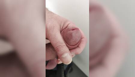 Jerked off at work.