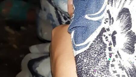 I masturbate my pussy in a long dress until I cum - Lesbian-candys