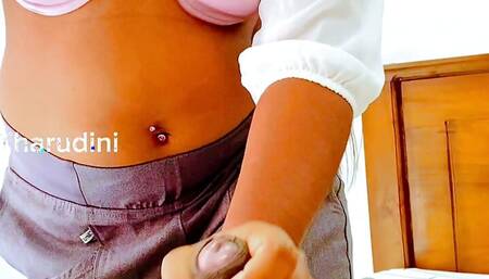Srilanka Office sex Sinhala voice  - The Secretary Helps the Boss to Relax
