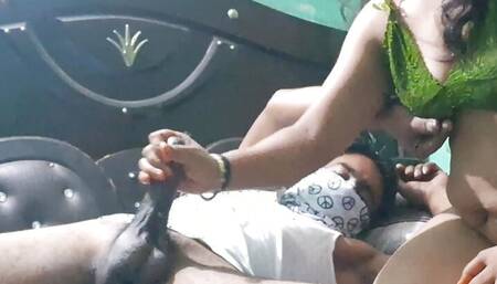 I fucked my wife in doggy style by sucking her loda