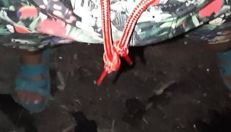 I pinch my big nipples, fuck my belly button and caress my wet clit in short shorts - Lesbian-illusion