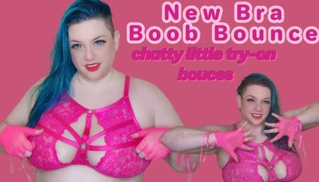 New Bra Boob Bounce in Pink!