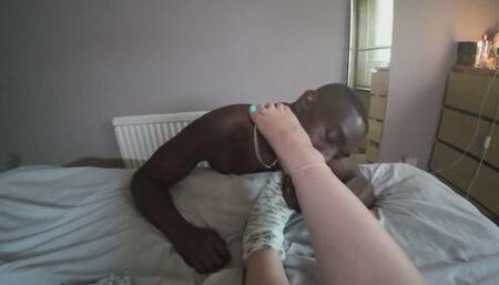 Footboy Pleases Miss AATT In More Ways Than One