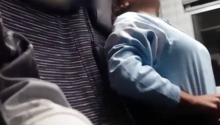 Italian Girl Gives Me a Handjob on the Train