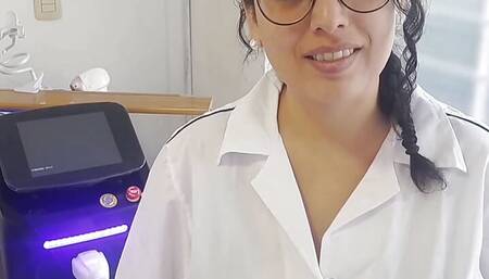 Ultimate Laser Hair Removal with Happy Ending feat BabyLuna939 Part 1