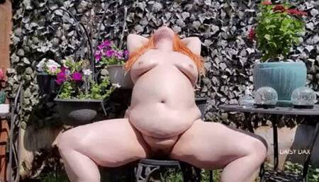 BBW Outdoor Oiled Sunbathing *HD