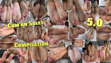 Cum on Soles Compilation Version 5 -- Wow! 30 cumshots!!