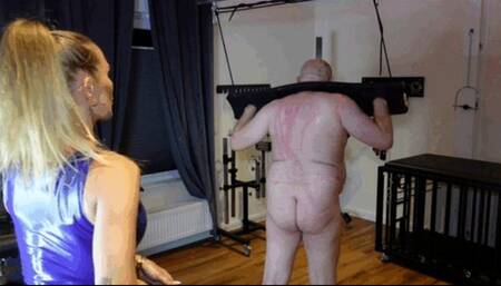 Goddess Kira Gold – BRAND NEW!! – Goddess is using her Singletail with fun