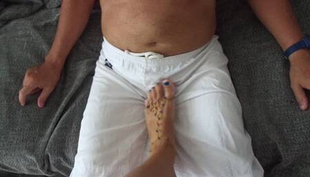 Busted in Karate pants