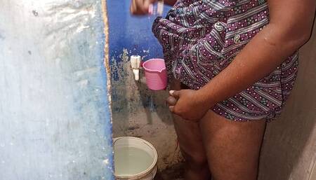My first washroom penis masterbate