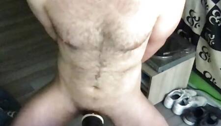Little cumshot after pocket pussy fun