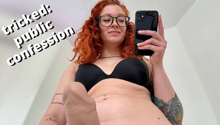 Domme tricks you into livestreamed pegging and cockslut confession - full video on Veggiebabyy Manyvids