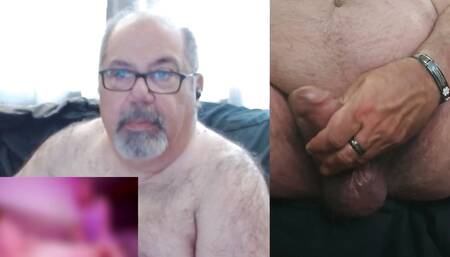 Wanking off While Commenting on Porn