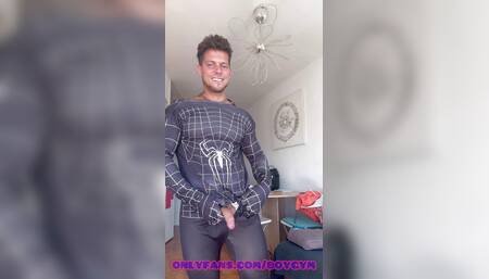 Spiderman with Fat Cock Talking Dirty