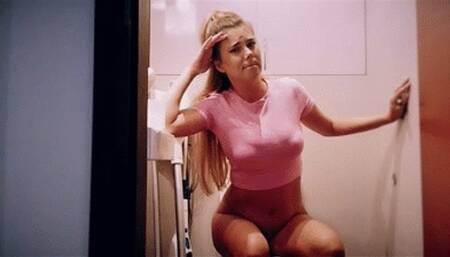 Model before a photoshoot explodes mp4 HD