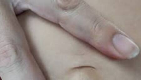 Worship my pregnant belly and deep set belly button