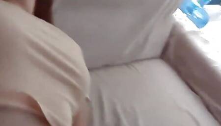 Slut Girlfriend Fucked While Her Parents Are at Home