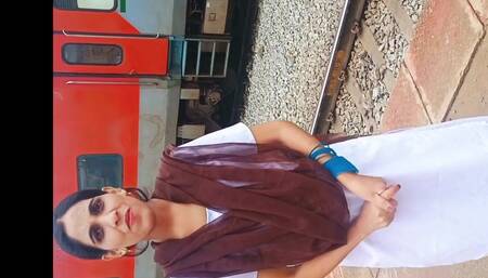 Indian College Girl Fucked in Railway Station