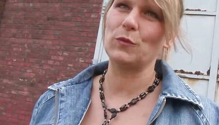 German housewife next door does sex casting