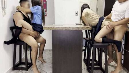 Step Cousins Being Taught by Home Instructors Experience Lewd Advances from Predatory Elderly Men