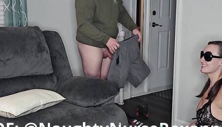 Hotwife Fucks Real Delivery Driver