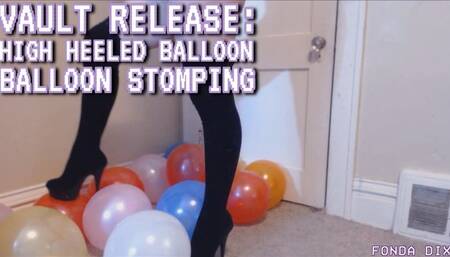Vault Release: High heeled balloon stomping [MP4 - 720p]