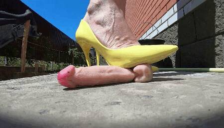 Your dick under my heels ss