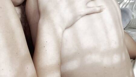 I suck Melissa's juicy and hairy ass