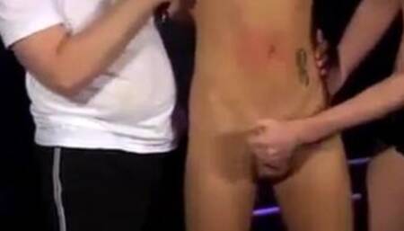 Twink Handjob and BDSM for Two Amateur Guys