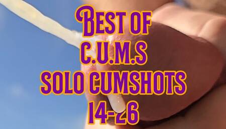 C.U.M.S - Close Up and Motion Slowed - Best Of Solo Cumshots 14-26