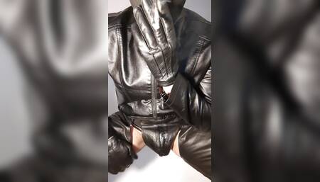 Smoke and stroke with leather