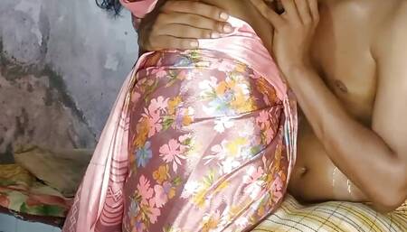 My hot sexy beautiful wife sarika doggy style fucking in my village home