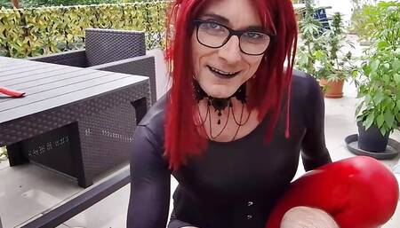 Davine needs to work hard for the Cum she needs to swallow.