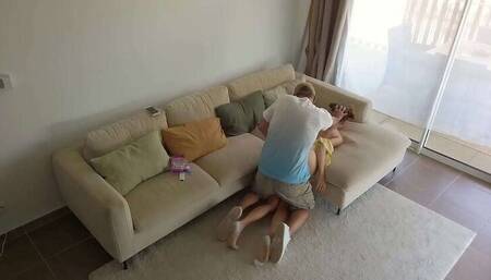 Infidel Husband Caught on Hidden Camera Having Teen Babysitter for Illicit Encounter