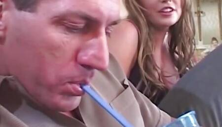 Arguing Over the Milkshake Ends with the Blondes Swapping Cum and Having an Anal Threesome