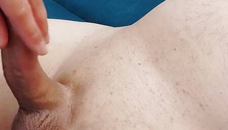 Penis massage and powerful finale